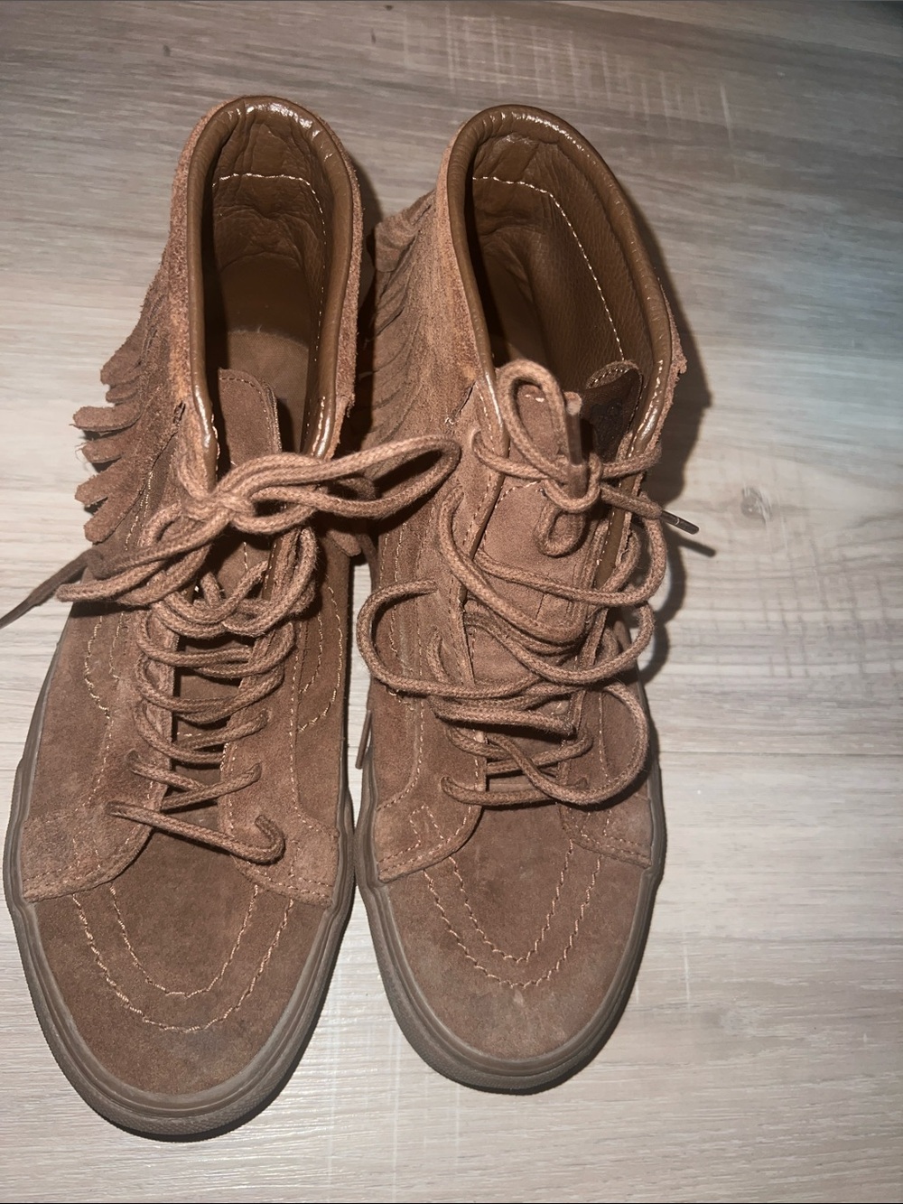 Vans Unisex Brown Suede
Sneakers Ankle Boots Skate High-Top Shoes US M 6.5 W 8